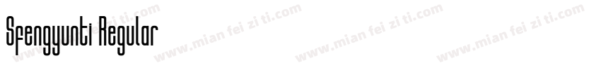 Sfengyunti Regular字体转换